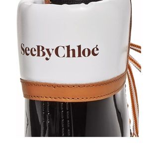 See By Chloé Women's Lace Up Rain Boots
